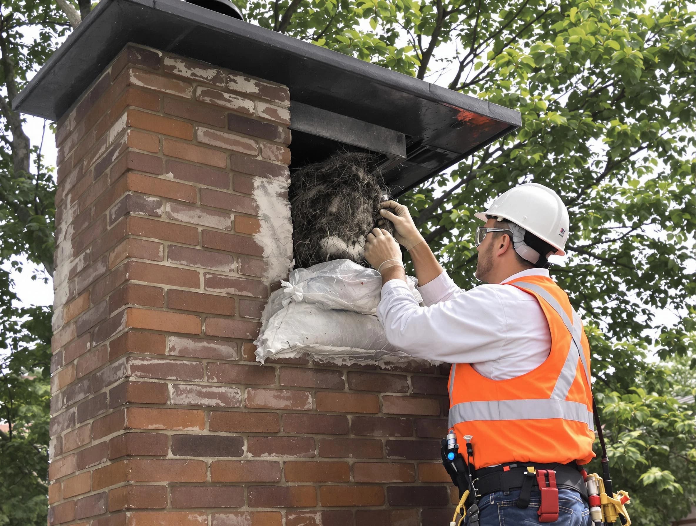 Humane removal of debris and animals by Perry Chimney Sweep in Perry, UT