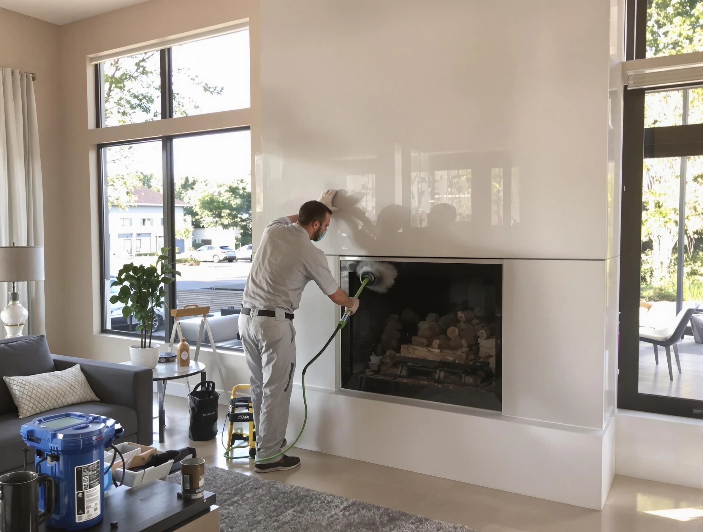 Perry Chimney Sweep performing thorough soot removal in Perry, UT